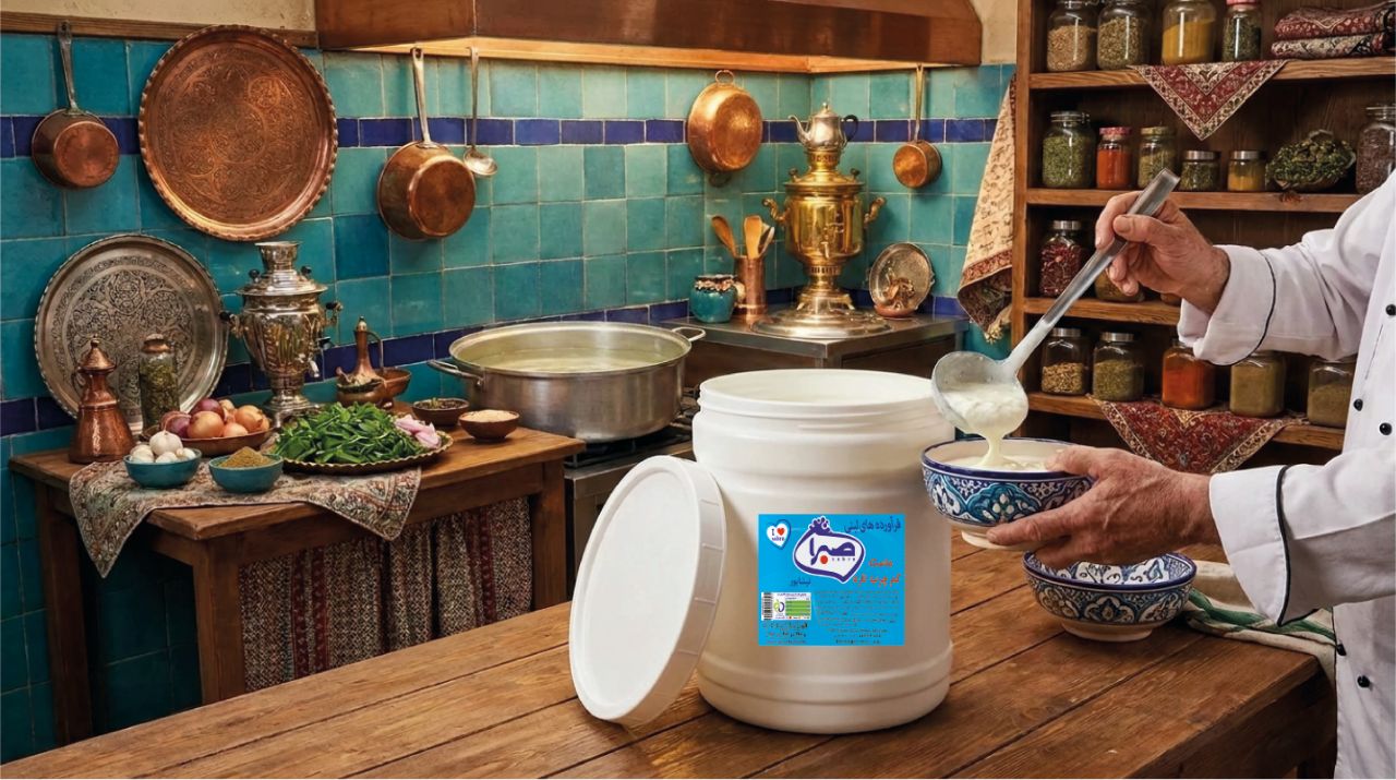 ماست تازه کم چرب ۸/۵ کیلویی